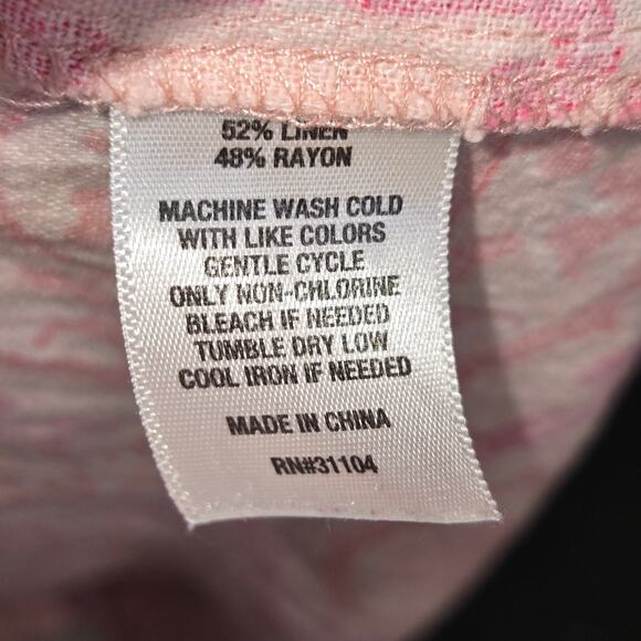 Crown & Ivy Pink Short Sleeve Dress Size Medium - Picture 6 of 8